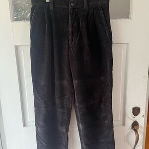Men's Black Corduroy Pants
